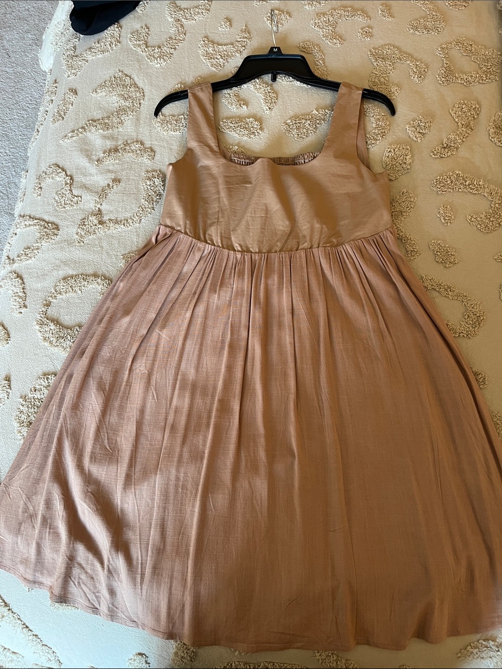 Sleeveless  Mini Dress with Gathered Skirt